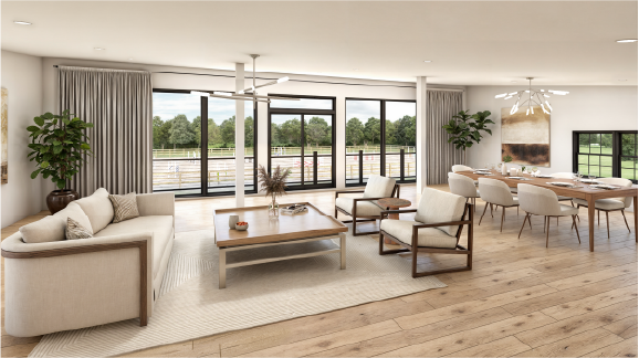 Skyline Barndo. Example of Inside Layout