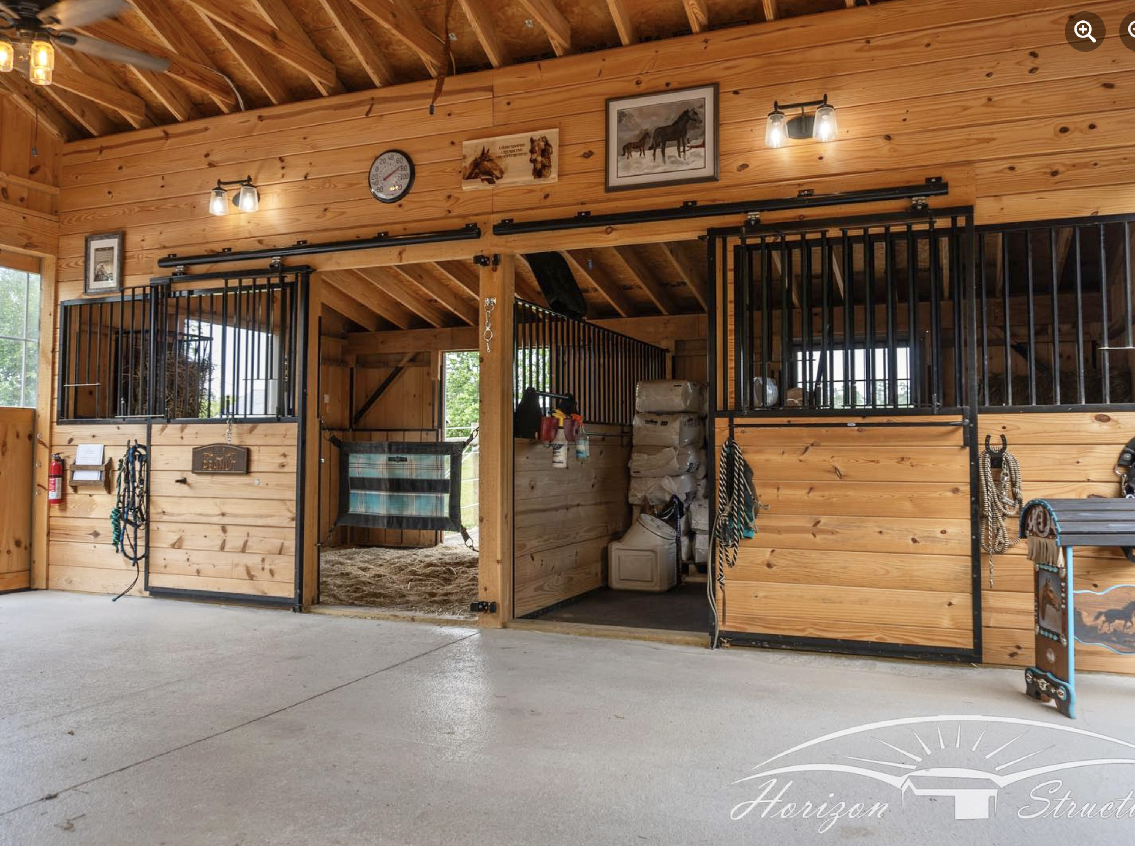 Inside a Horizon Structures Barn