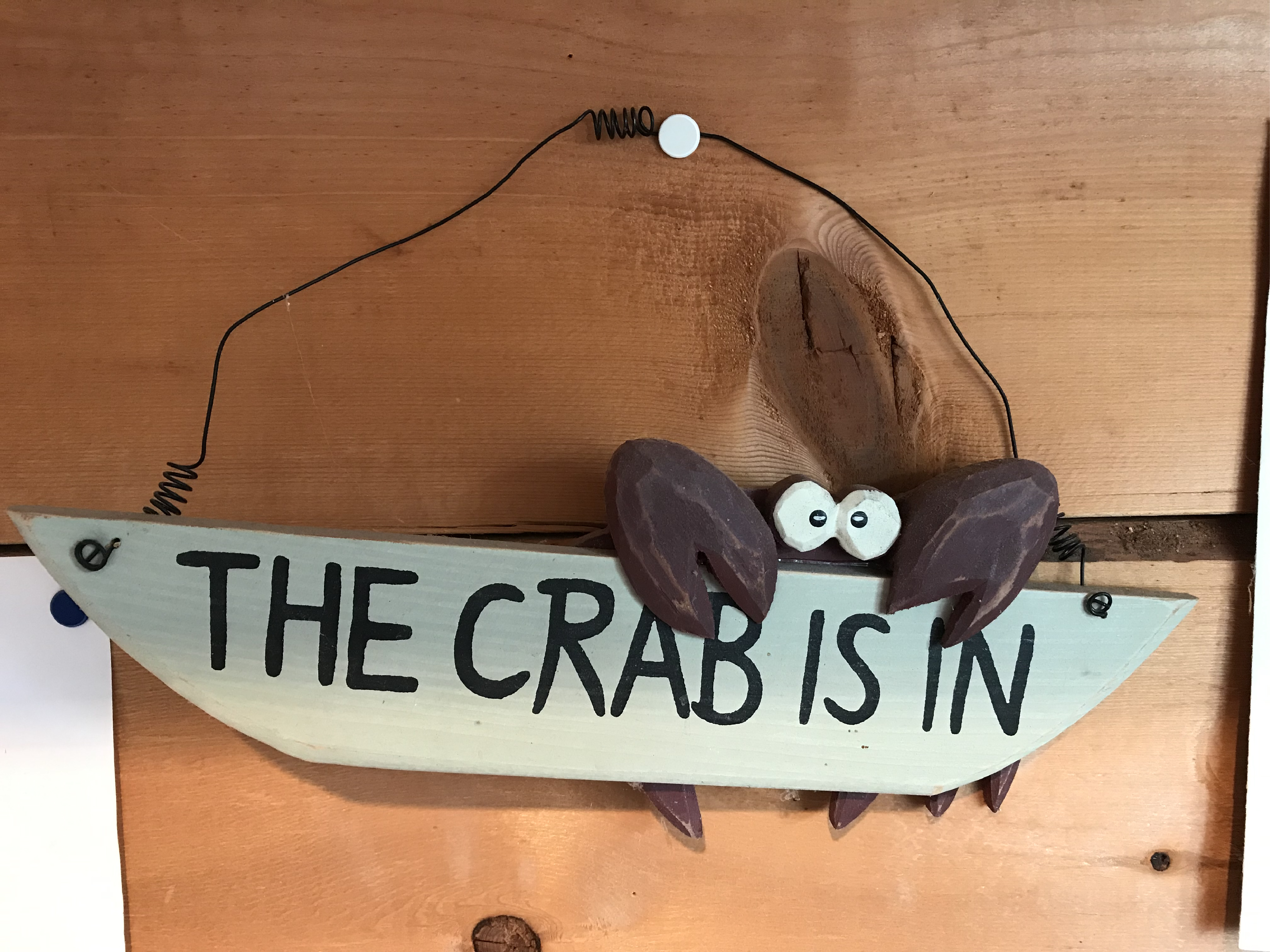 Sign: The Crab Is In