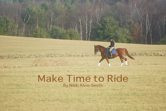 Make Time to Ride By Nikki Alvin-Smith