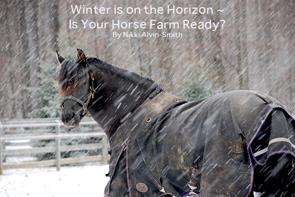 Winter is on the Horizon ~ Is Your Horse Farm Ready? By Nikki Alvin-Smith