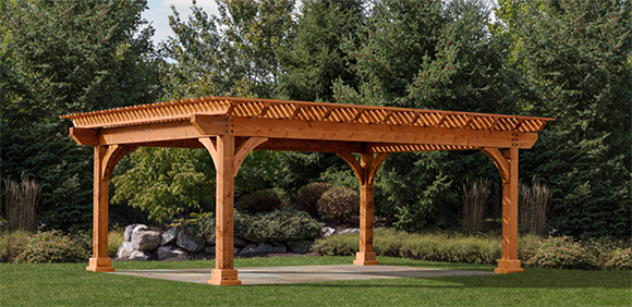The Perfect Pergola ~ 
Size. Seating. Shade.