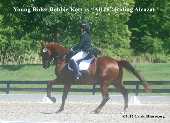 Bobbie Kerr riding Alcazar