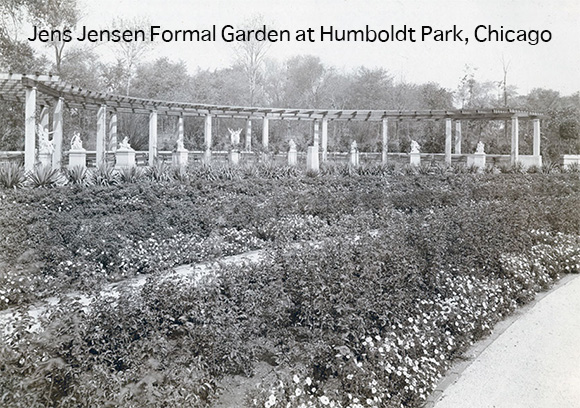 Jens Jensen Formal Garden at Humboldt Park, Chicago