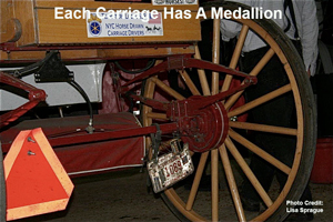 Each Carriage Has A Medallion