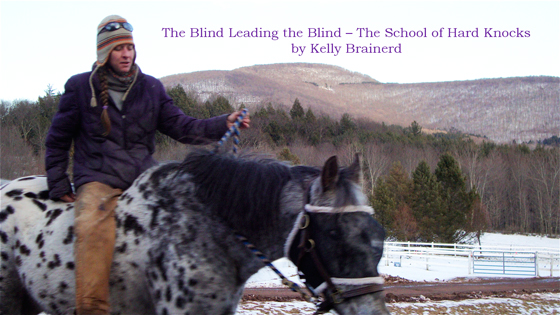 The Blind Leading the Blind – The School of Hard Knocks 
by Kelly Brainerd