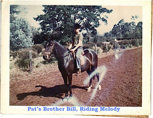Pat's Brother Bill Riding Melody