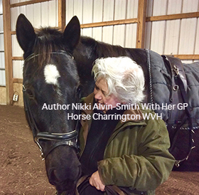 Author Nikki Alvin-Smith With Her GP Horse Charrington WVH