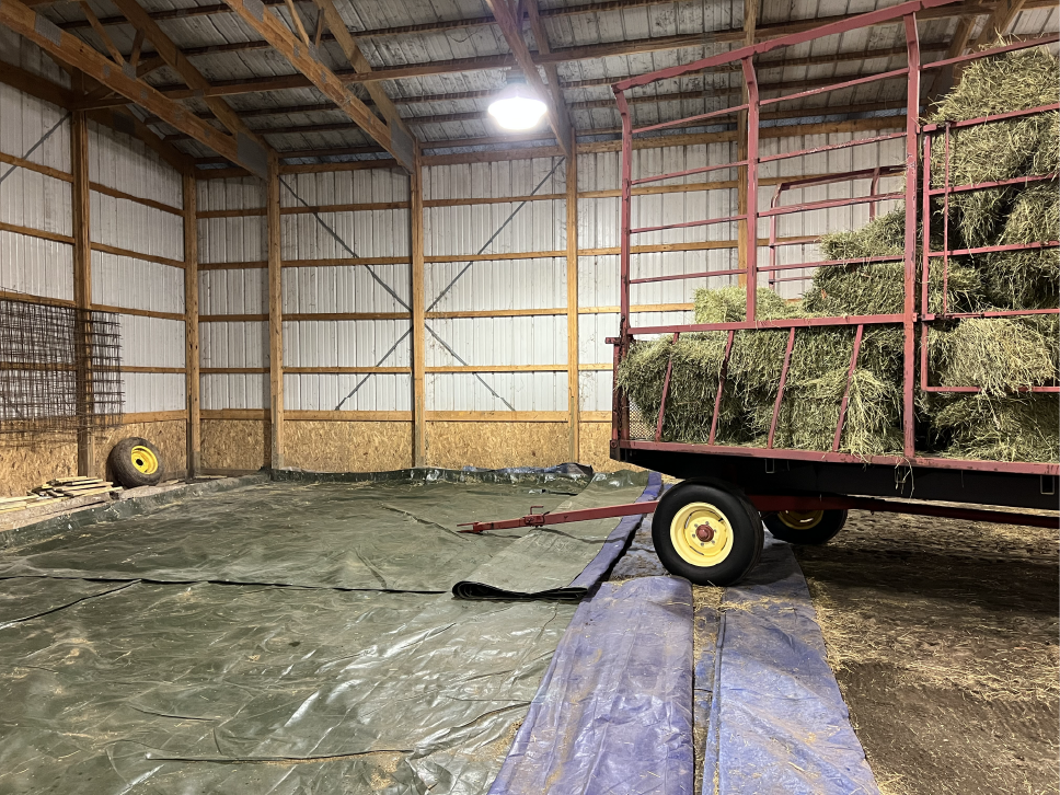 Hay Wagon Ready for Unloading