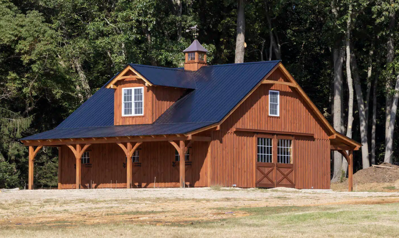 High End Horse Barns With Timber Frame Tradition