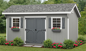 Shed with Double Doors