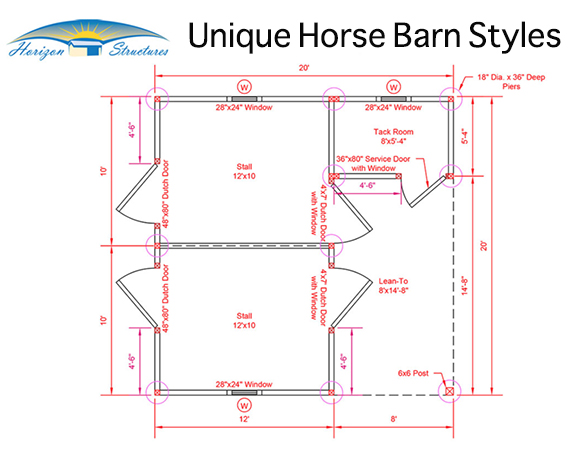 small horse farm layout