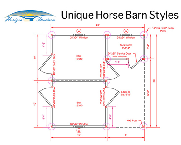 Horse Barn Plan