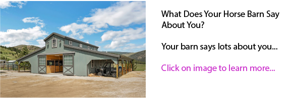 What Does Your Horse Barn Say About You?